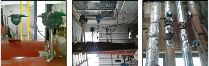 dn250渦街流量計現場使用示意圖